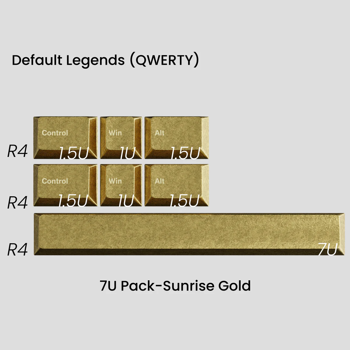 [GB] Awekeys Wild Ice Metal Keycaps Set - Image 55