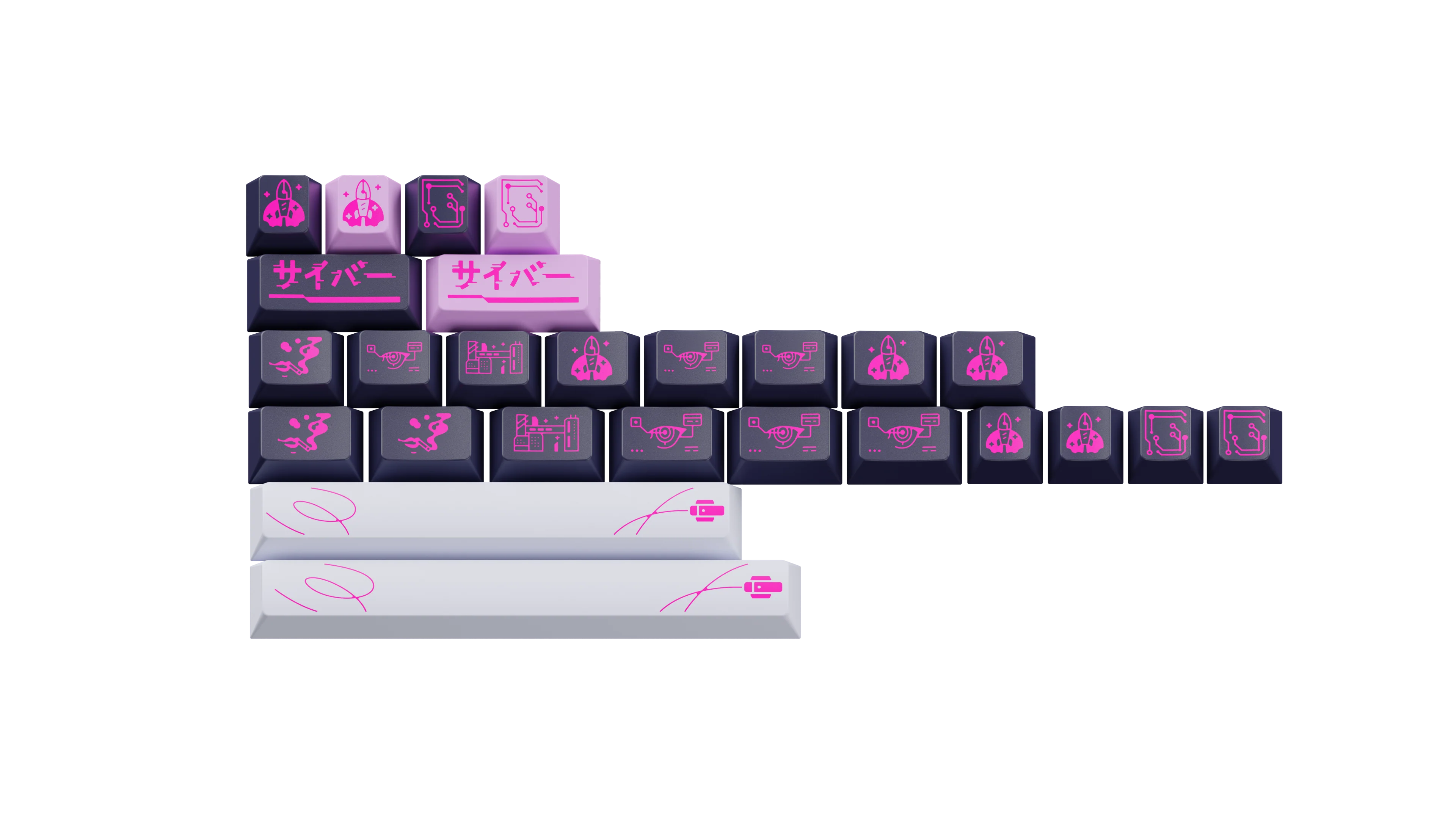[GB] KKB Cyber Girl Keycaps - Image 6