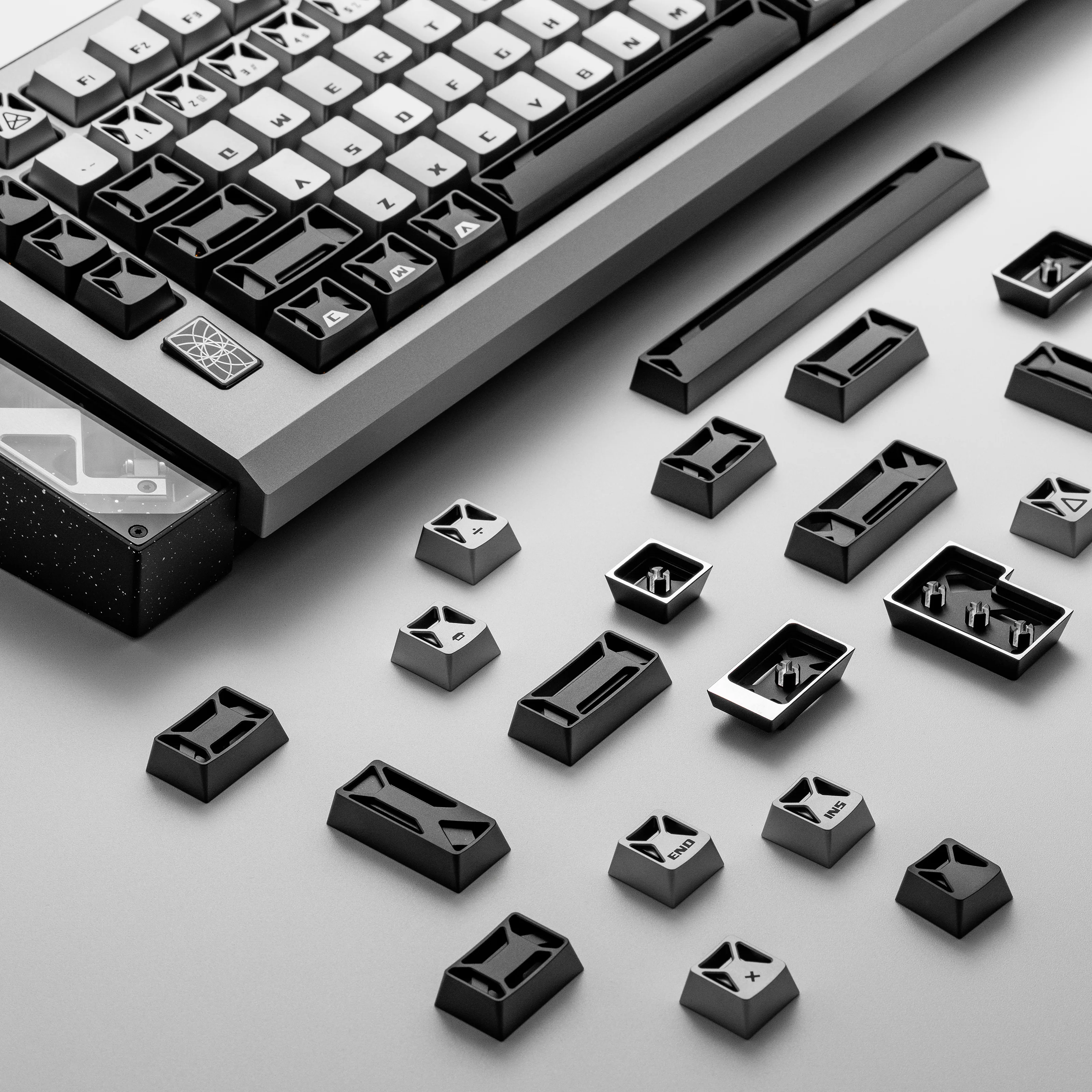 [GB]NOOIR N² Metal Keycaps | Aluminum Alloy CNC Machined | Anodized | Hollow Design - Image 6