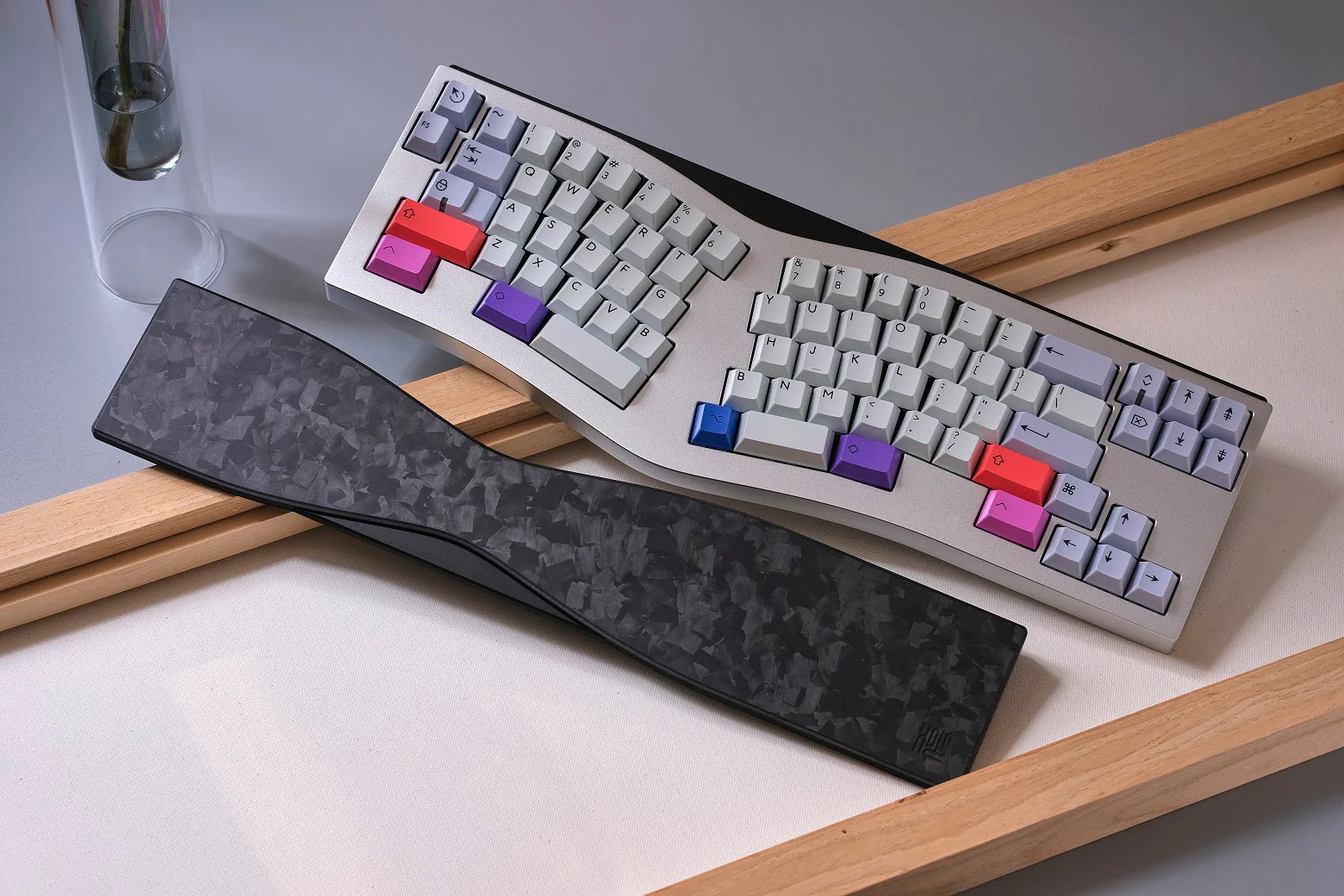 [In-stock Extra] Fox Lab Sand Glass Ergo 70% Mechanical Keyboard Kit - Image 7