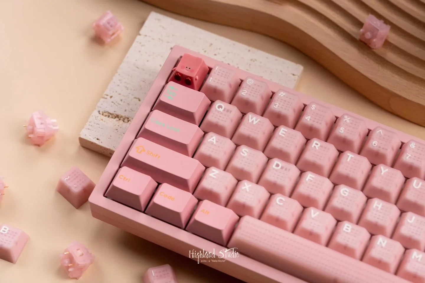 [Group buy] Hifi Fox x Domikey Great Artist Lotus Cherry Profile Keycaps - Image 3