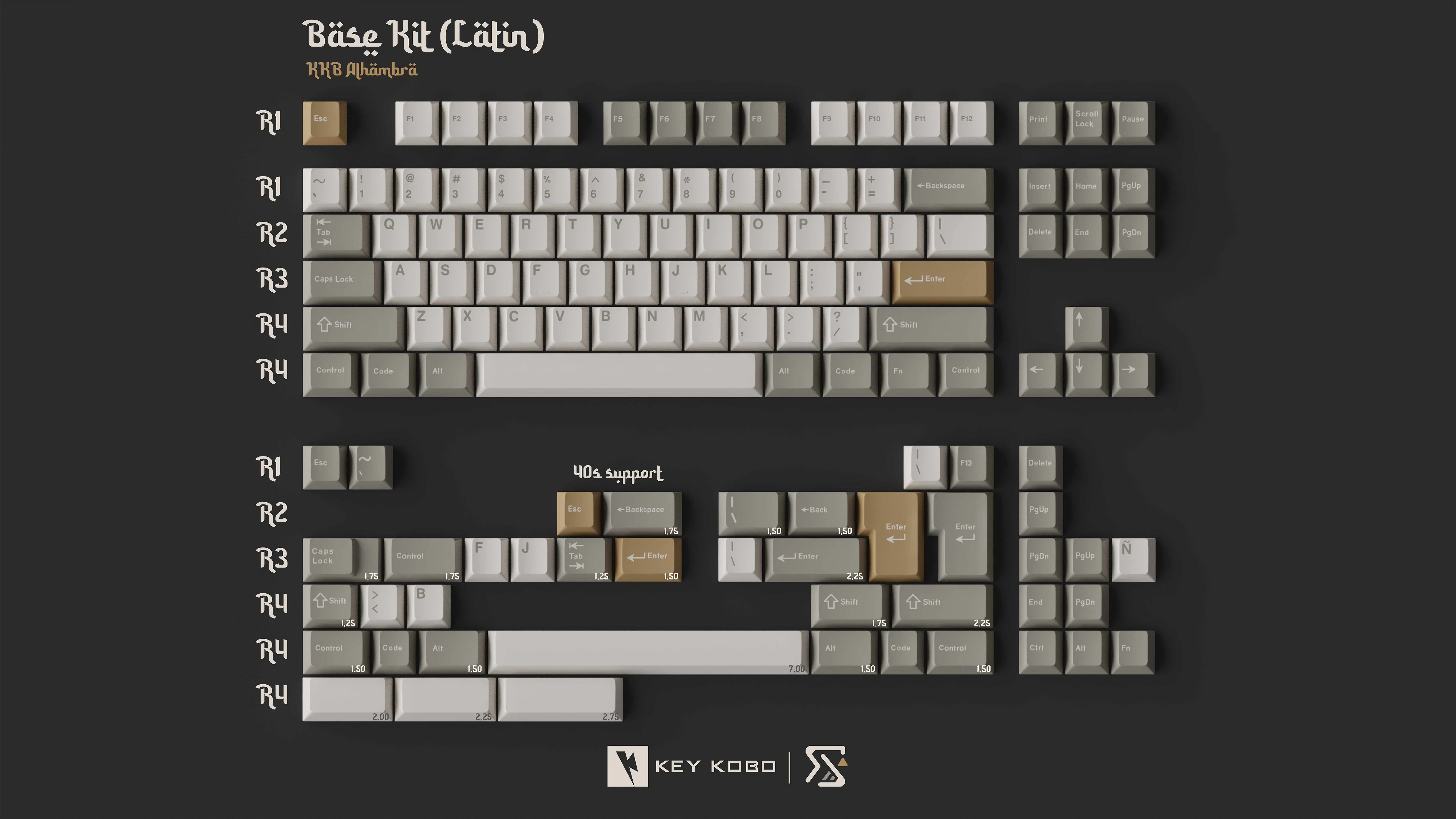 [In Stock] Key Kobo Alhambra Cherry Profile Keycaps - Image 2