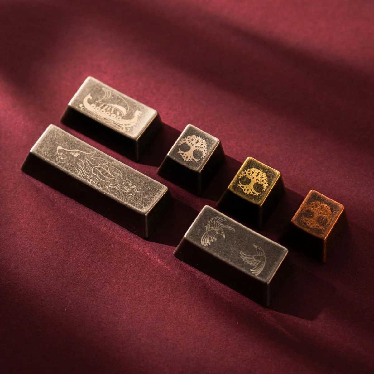 [GB] Awekeys Viking Antiques Full Metal Keycaps - Extension Kit - Image 22