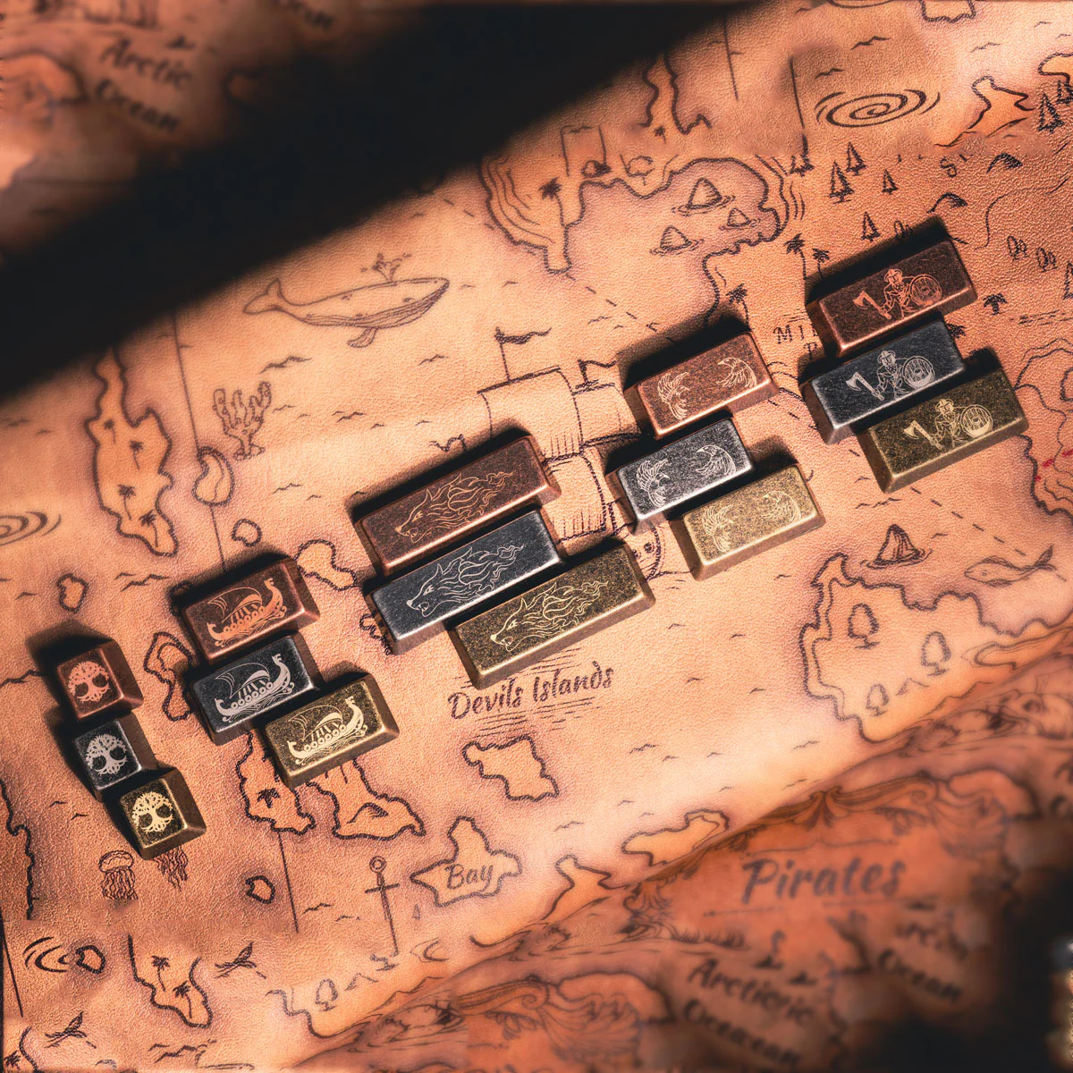 [GB] Awekeys Viking Antiques Full Metal Keycaps - Extension Kit - Image 24