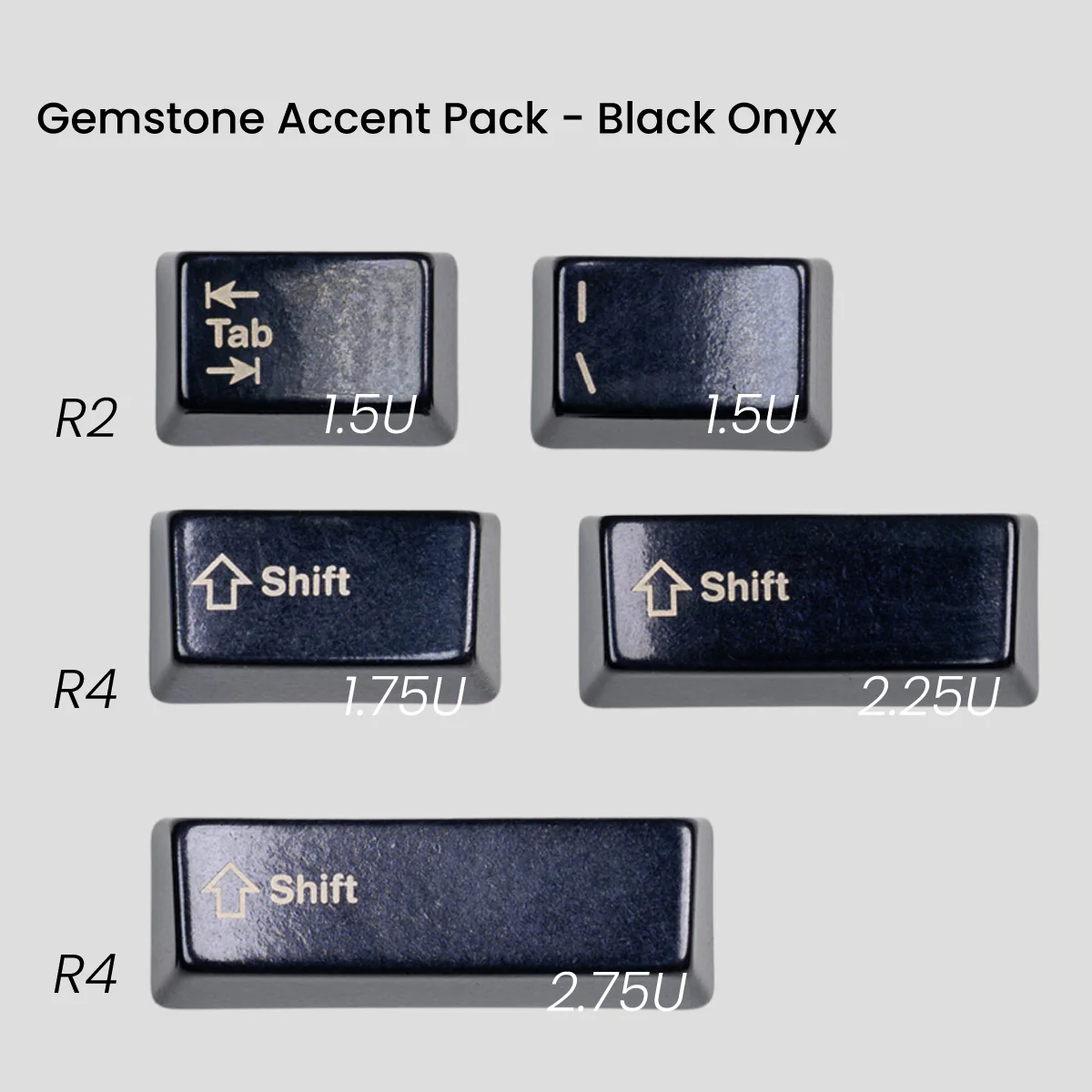 [GB] Awekeys Viking Antiques Full Metal Keycaps - Gemstone Accent Pack - Image 4