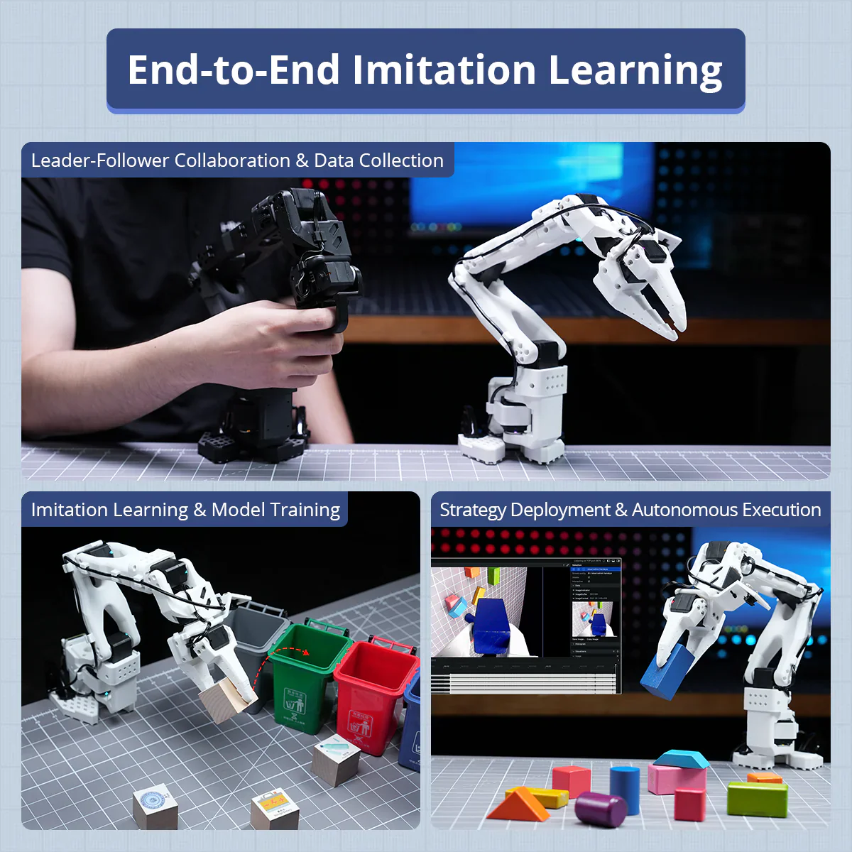 LeRobot SO-ARM101 Starter Kit: Embodied AI Open-Source 6-Axis Robotic Arm - Image 3