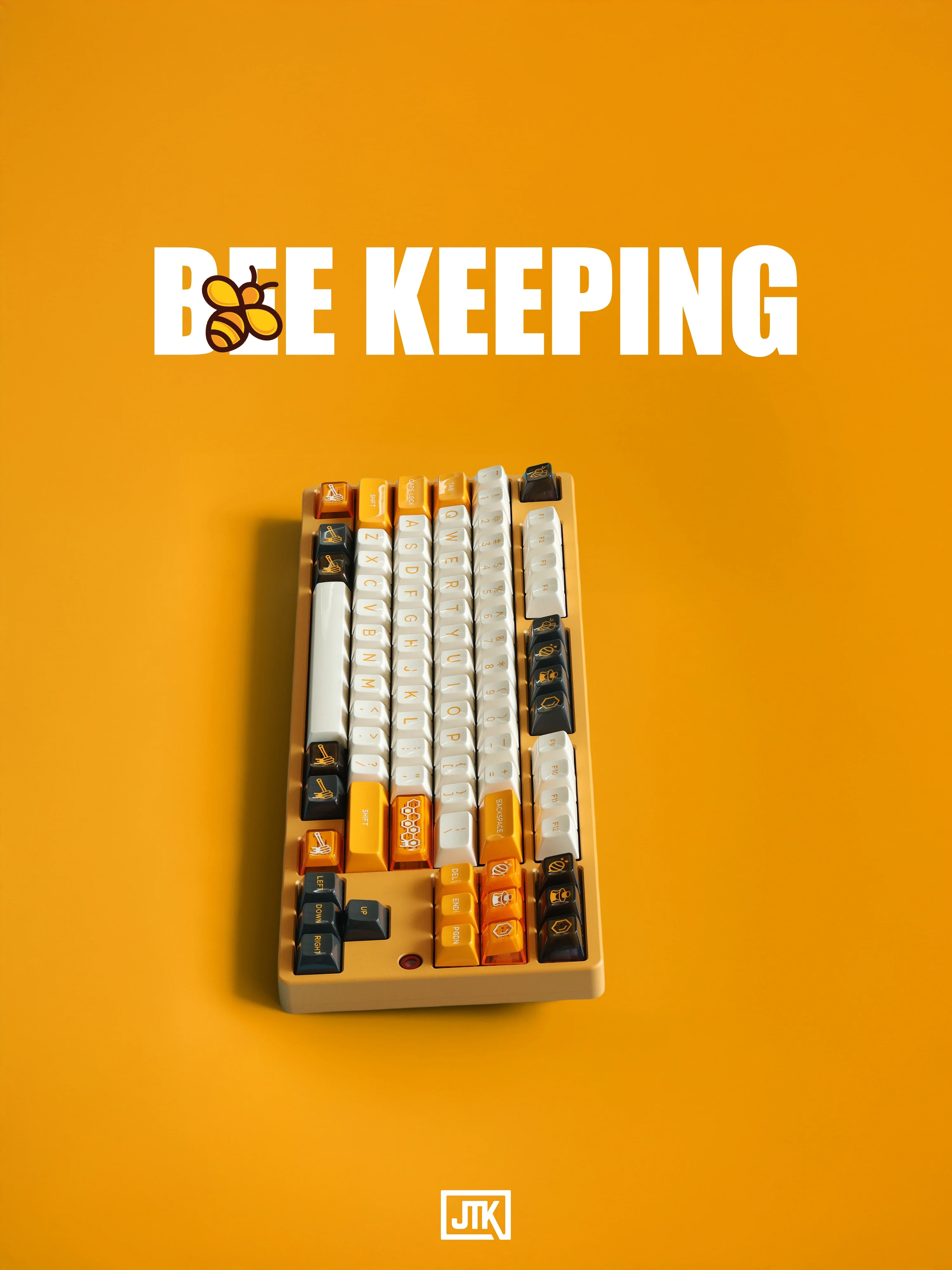 JTK HSA Bee Keeping ABS Doubleshot Glossy Surface Keycap Set - Image 2