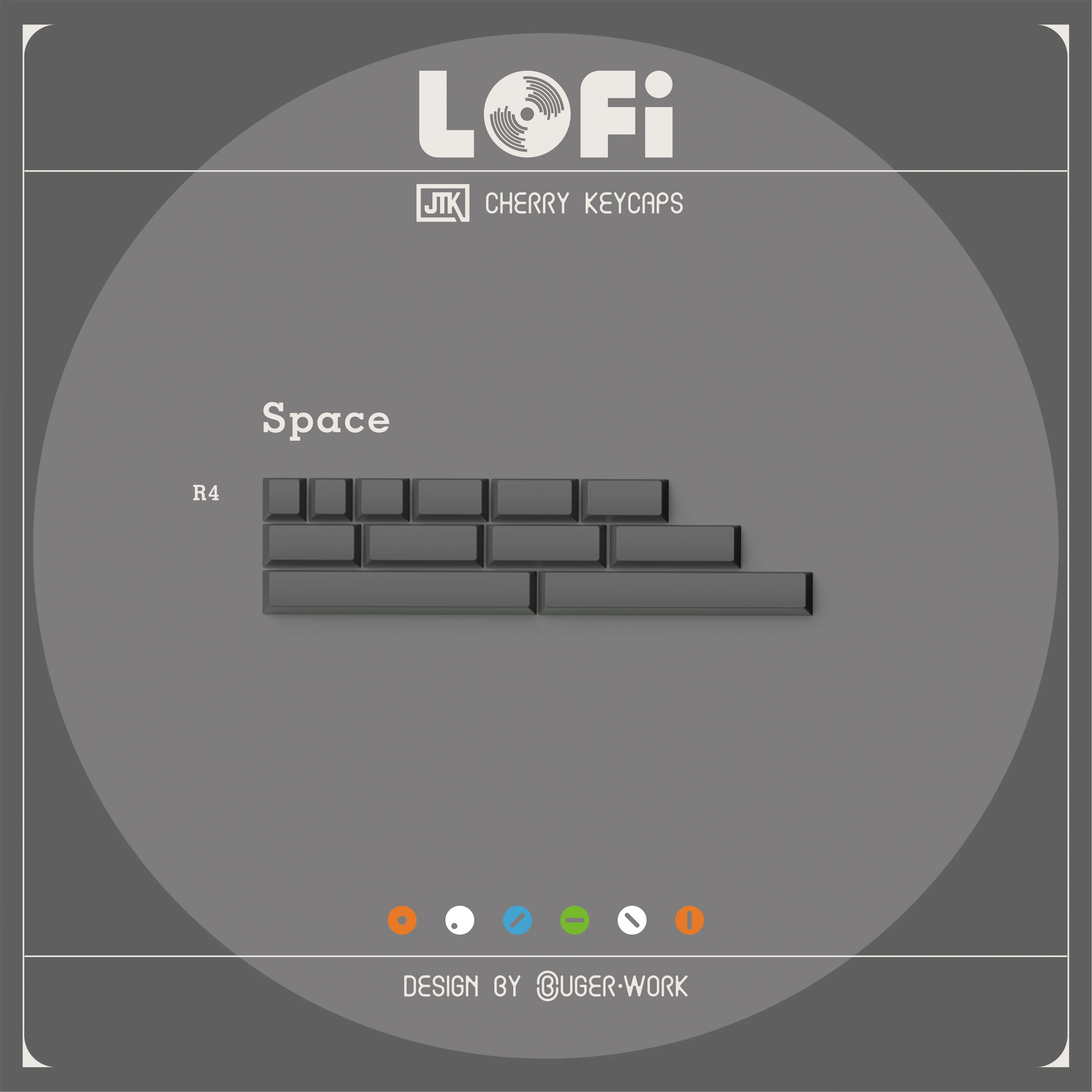 [In-stock] JTK LOFI Cherry Profile Doubleshot ABS Keycap Set - Image 7