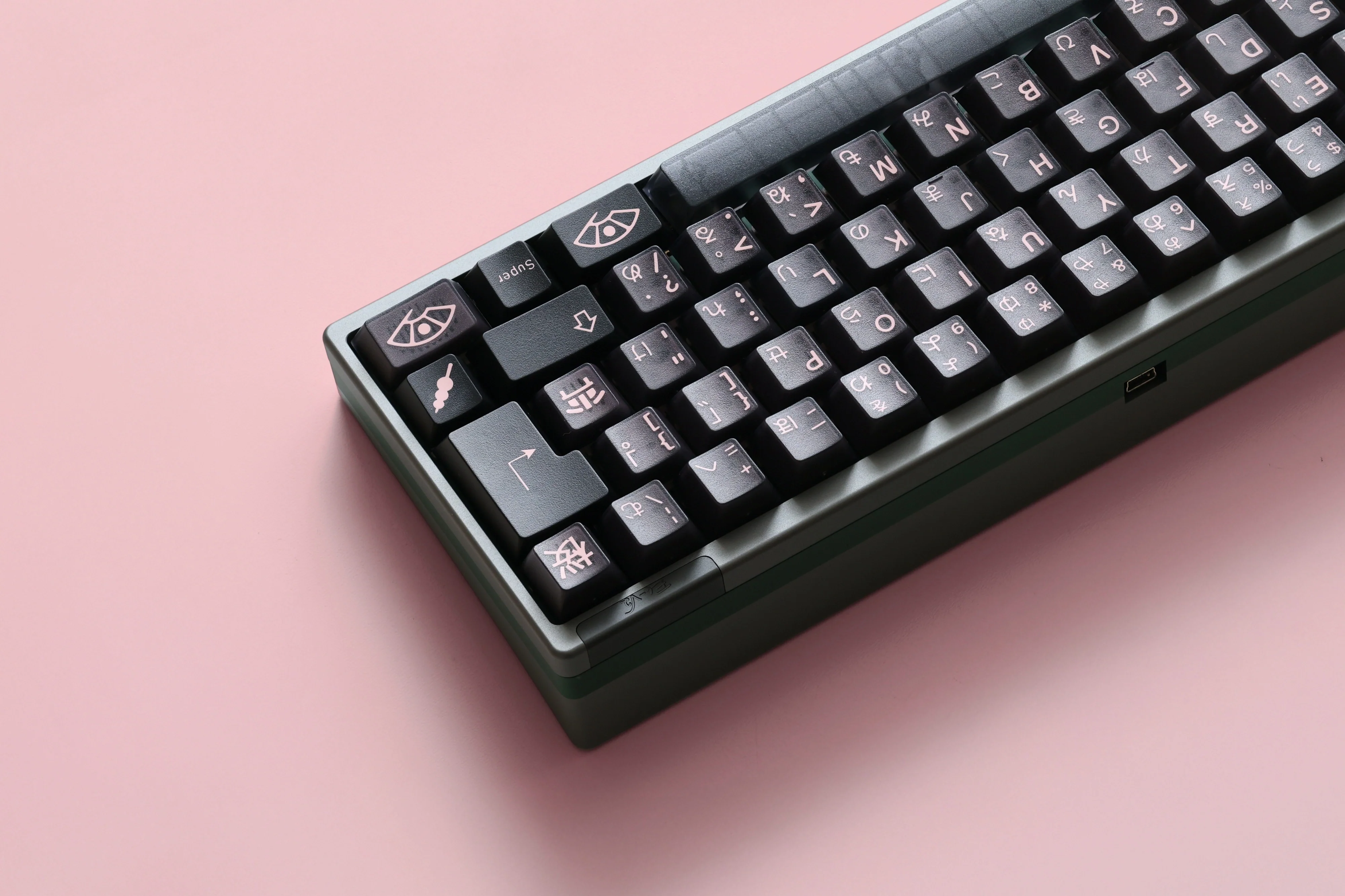 JTK NightSakura Cherry Profile ABS Tripeshot Keycap Set - Image 12