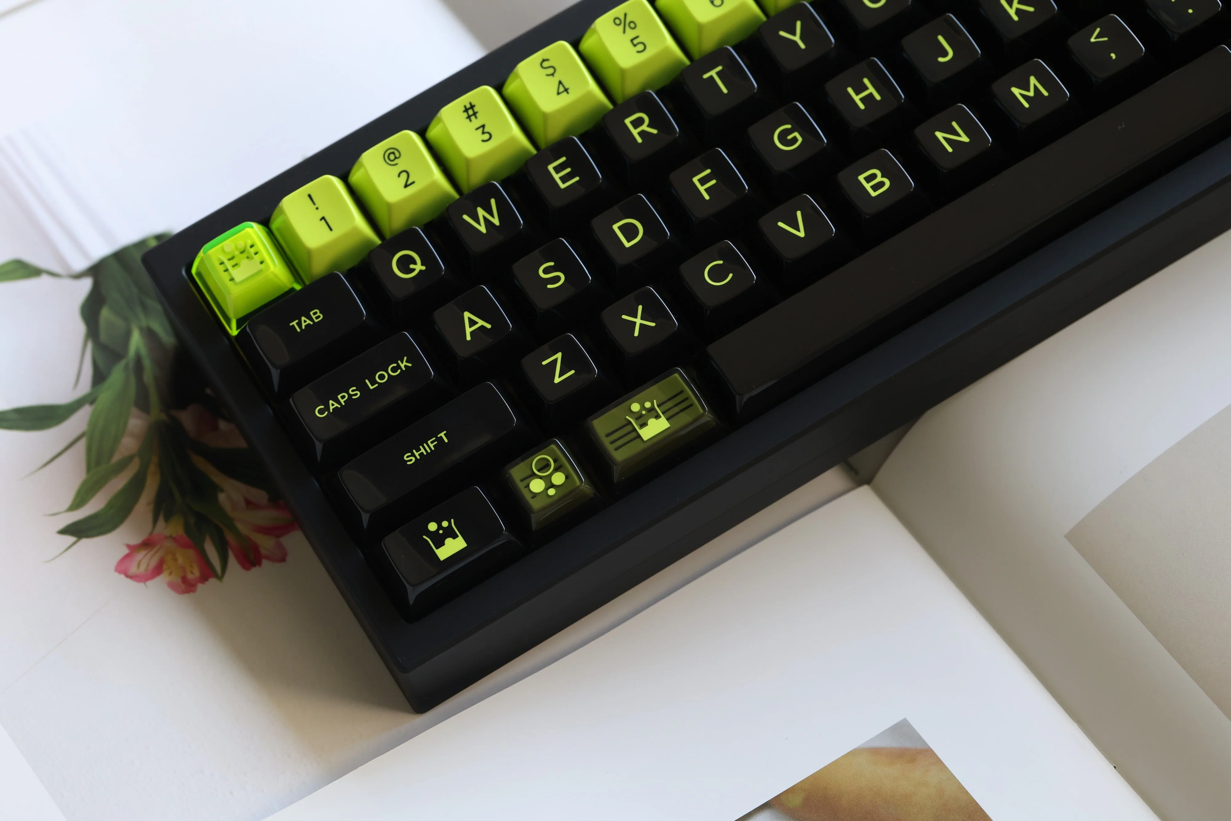 JTK TOXIC HSA Profile ABS Doubleshot Glossy Surface Keycap Set - Image 5