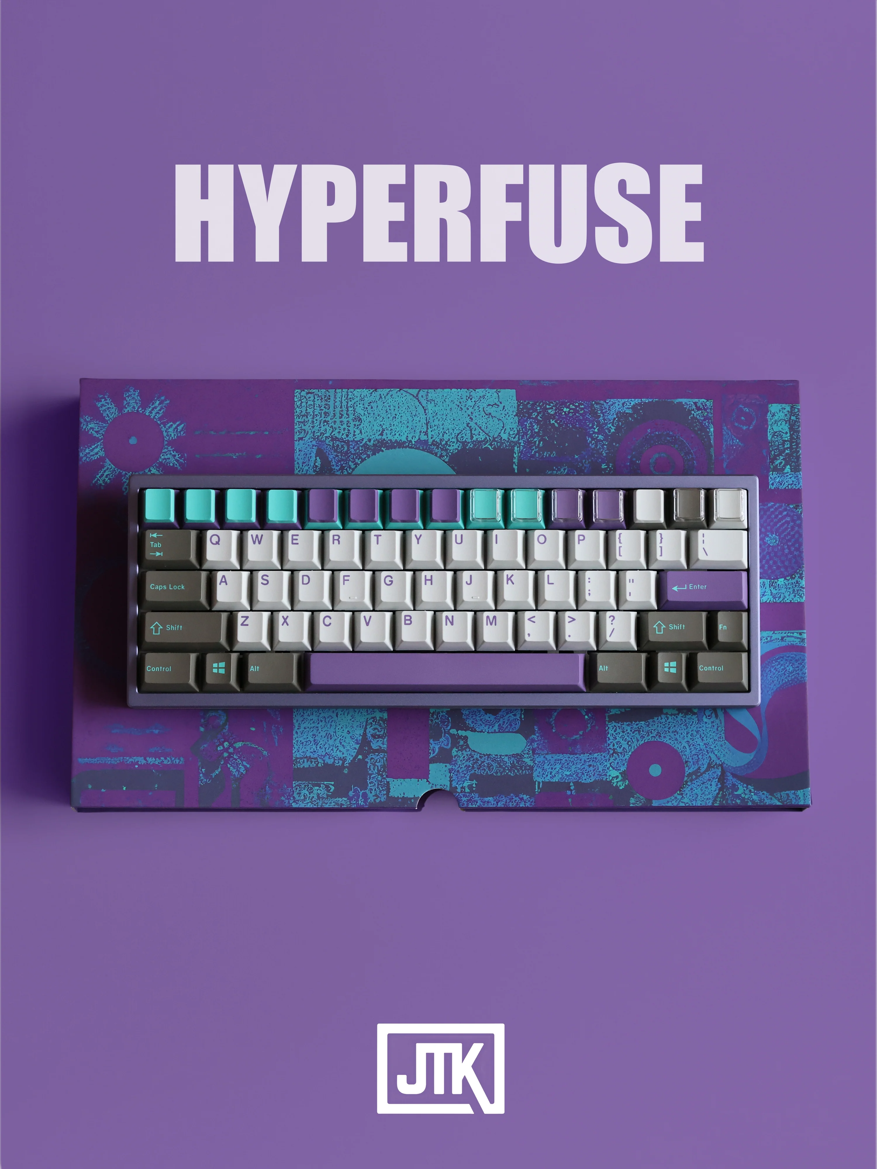 JTK HYPERFUSE R2 PBT&ABS Doubleshot Keycap Set