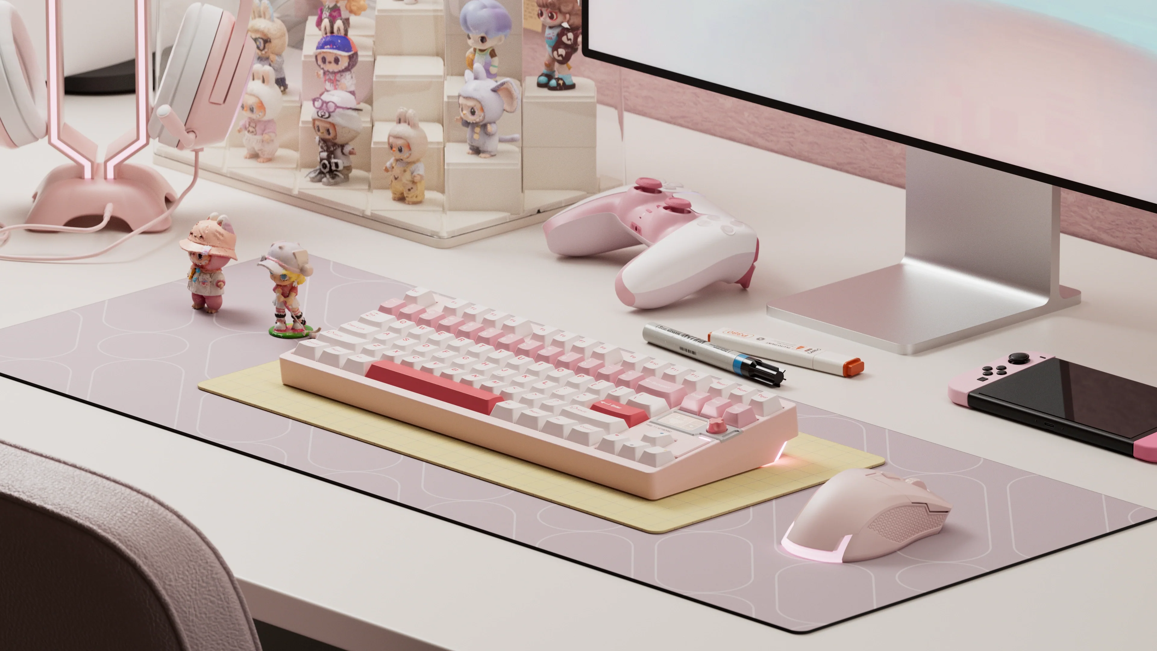 Tars T1 Wireless Mechanical Keyboard - Premium Aluminum 84-Key Setup - Image 11